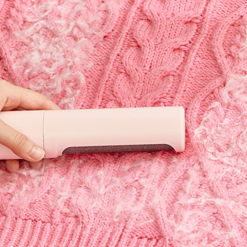 2-1 Reusable Pet Hair Remover Brush Lint Roller Portable Effective Self Cleaning Tool for Cat Dog