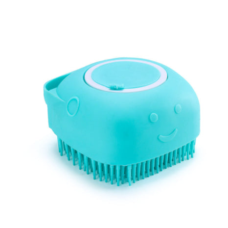 Silicone Dog Bath Massage Gloves Brush Pet Cat Bathroom Cleaning Tool