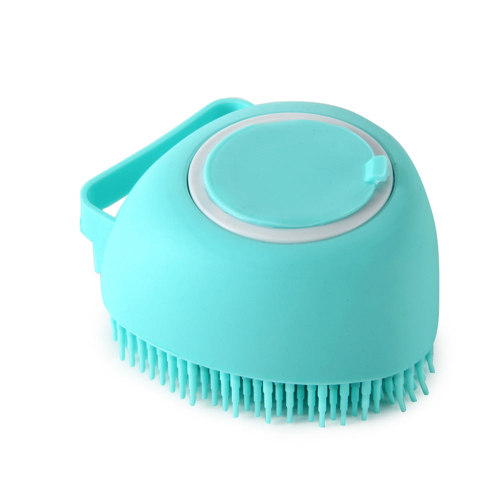 Silicone Dog Bath Massage Gloves Brush Pet Cat Bathroom Cleaning Tool