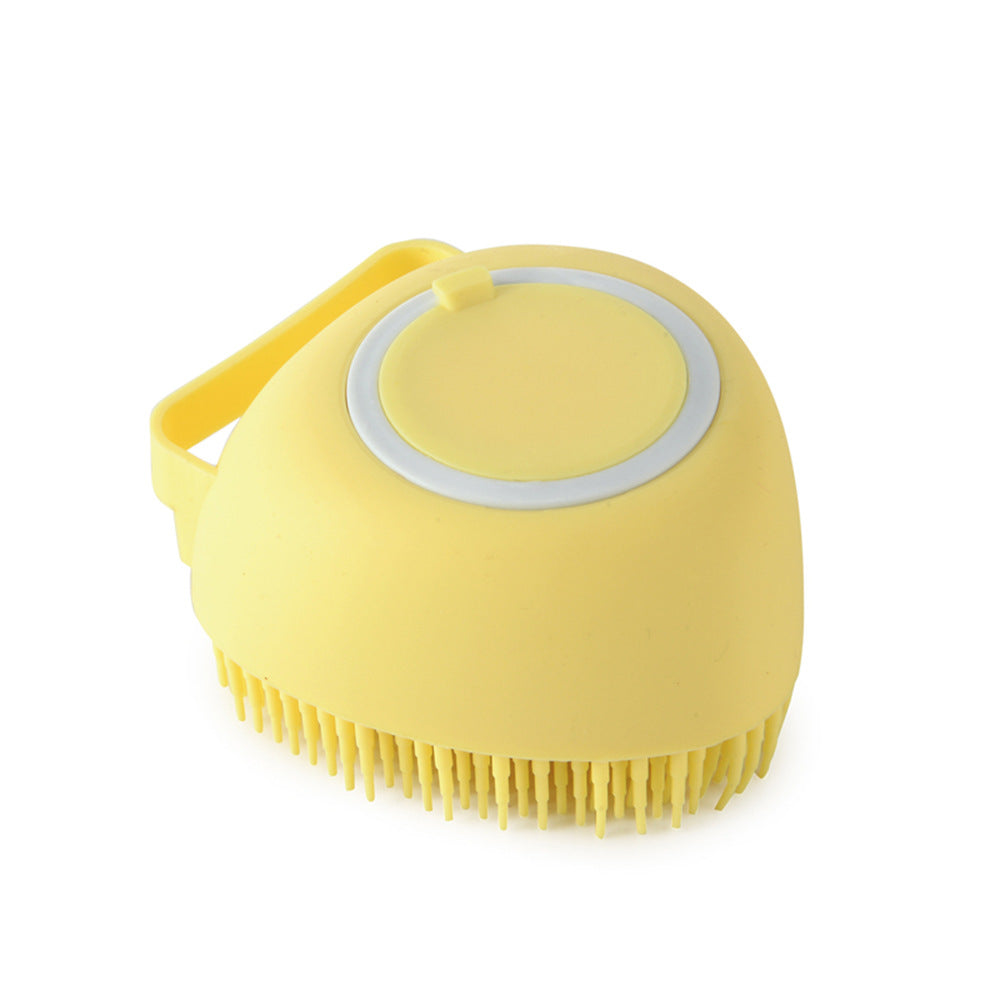 Silicone Dog Bath Massage Gloves Brush Pet Cat Bathroom Cleaning Tool