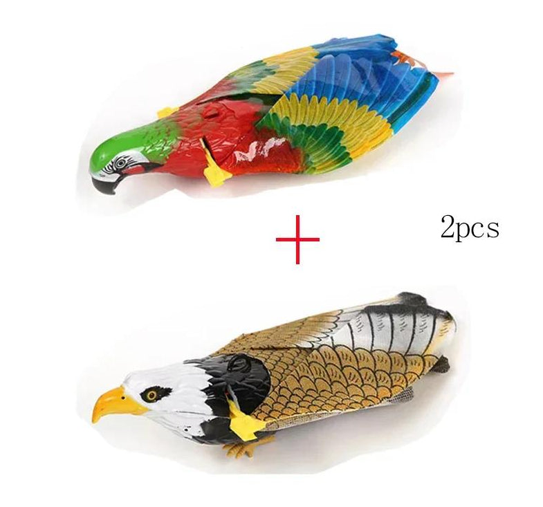 Simulation Bird Cat Interactive Pet Toys Hanging Eagle Flying