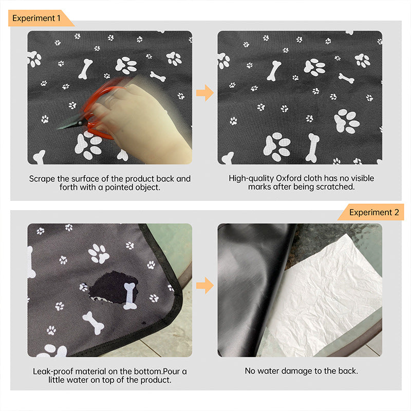 Pet Car Waterproof Oxford Cloth Urine Mat Front Passenger Seat Cover