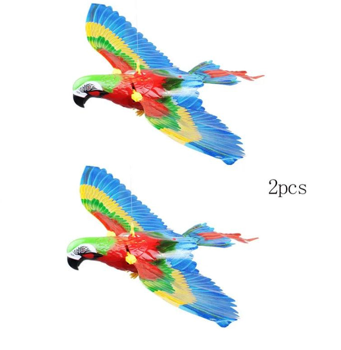 Simulation Bird Cat Interactive Pet Toys Hanging Eagle Flying