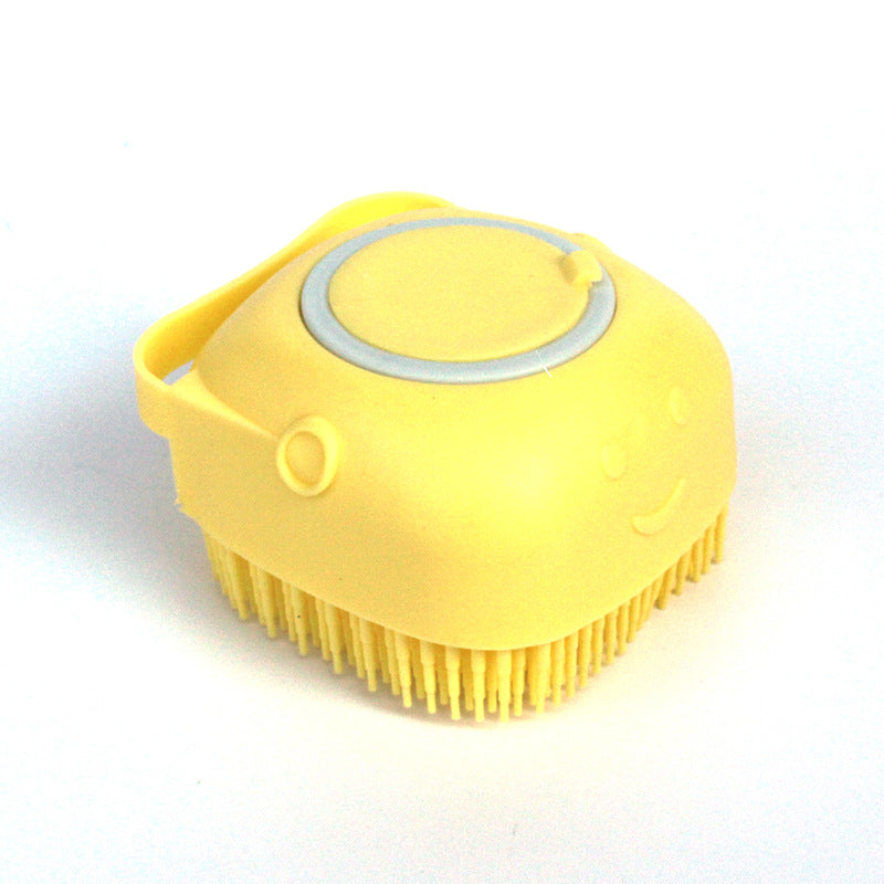Silicone Dog Bath Massage Gloves Brush Pet Cat Bathroom Cleaning Tool