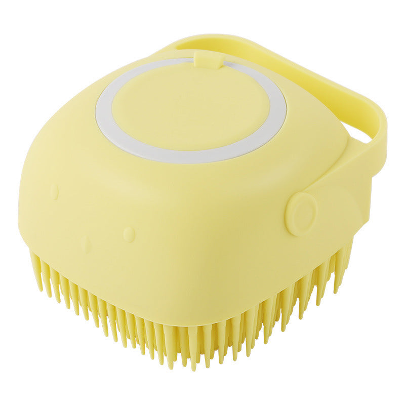 Silicone Dog Bath Massage Gloves Brush Pet Cat Bathroom Cleaning Tool