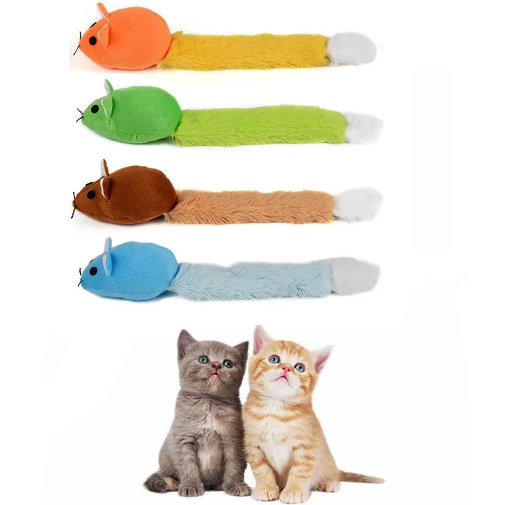Long Tail Mouse Cat Teaster Toys Funny Pet Toys